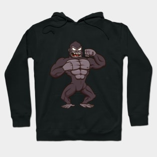 Angry Gorilla Beating His Chest Hoodie